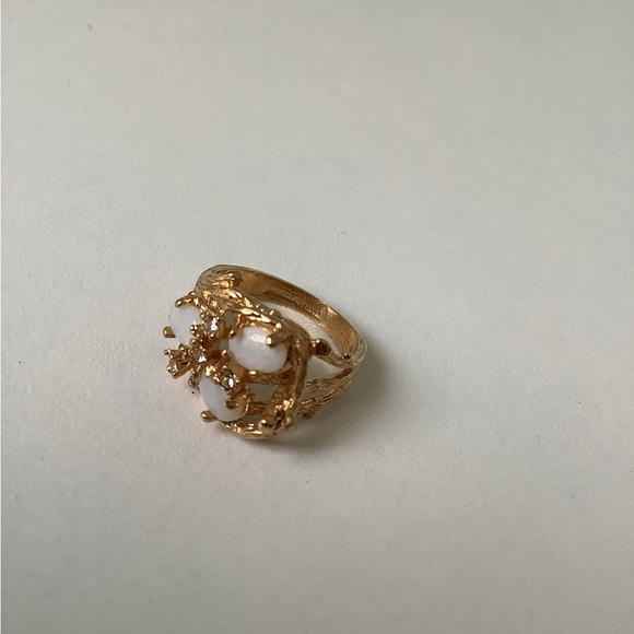 NEW vintage cocktail ring Opal Twig Branch - Picture 7 of 8